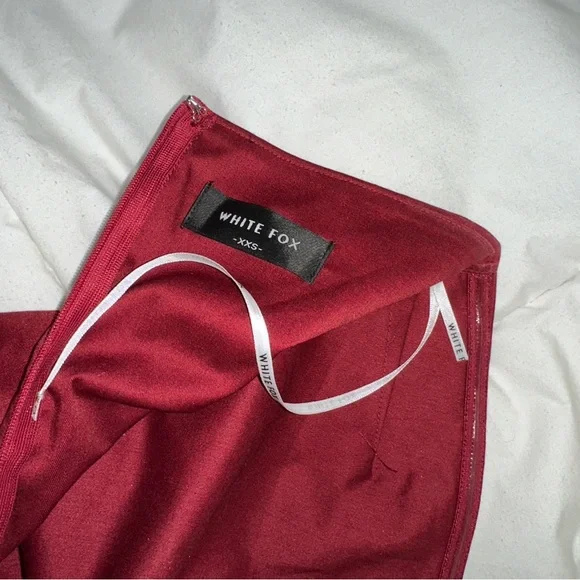 Early Hours mini dress in wine 
size xxs - Picture 4 of 4